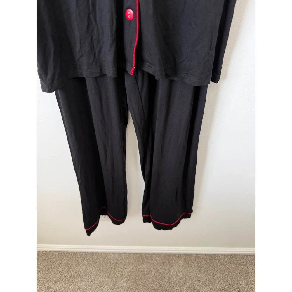 LuLaRoe Dream Pajama Set – Black with Red Details – Size Small – NWT - Picture 6 of 7